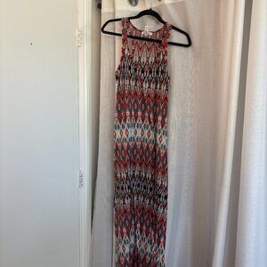 Ambiance apparel patterned maxi dress!